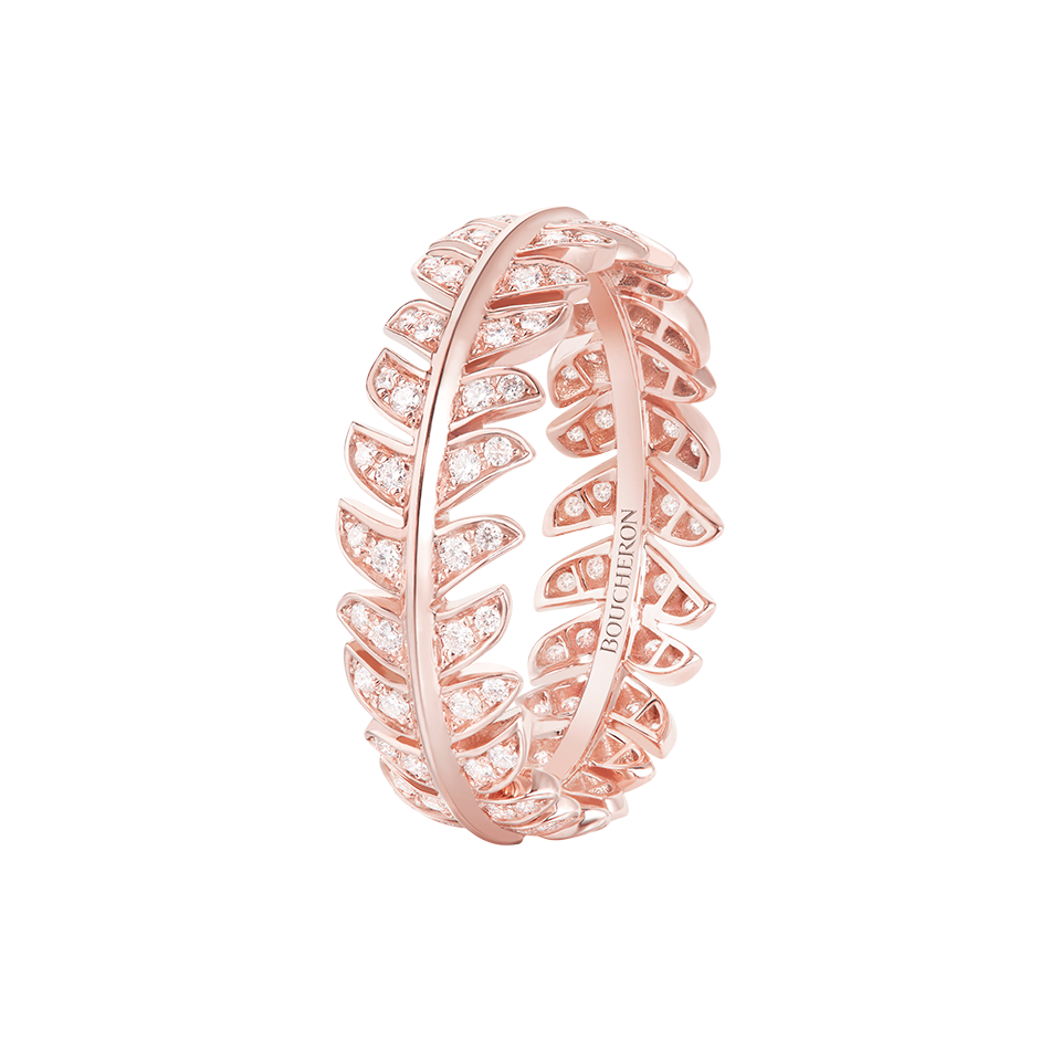 Plume de paon ring