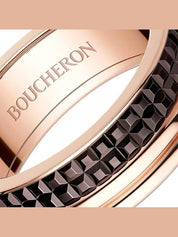 Quatre classique wedding band, large model