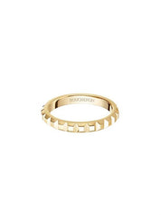 Clou de paris yellow gold wedding band