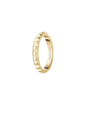Clou de paris yellow gold wedding band
