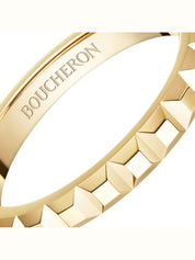 Clou de paris yellow gold wedding band