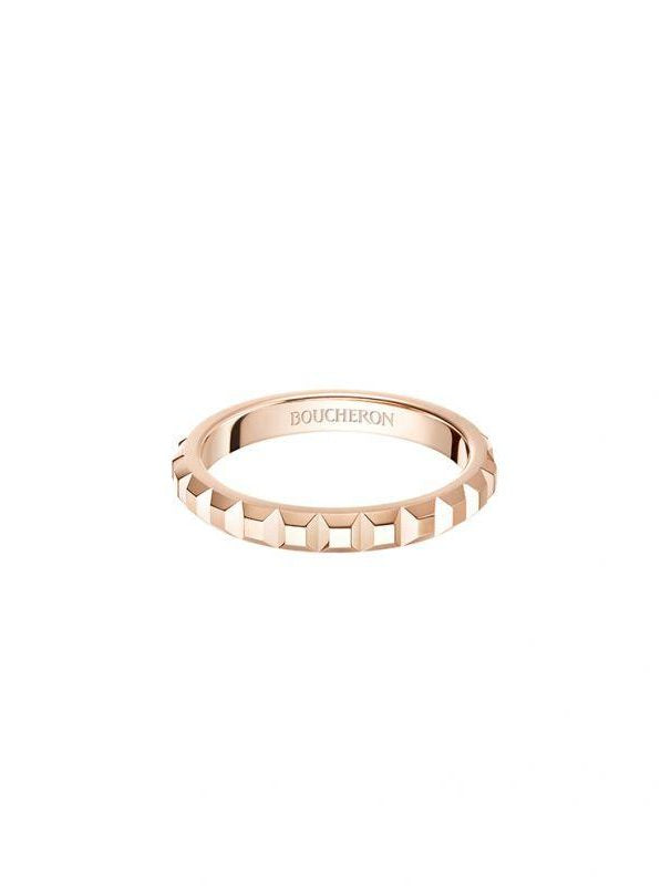 Clou de paris pink gold  wedding band