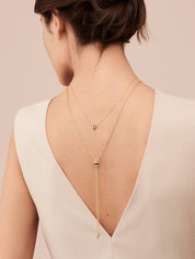 Quatre classique tie necklace, small model