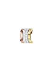 Quatre white edition single clip earring