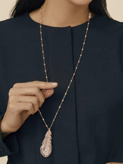 Plume de paon pendant