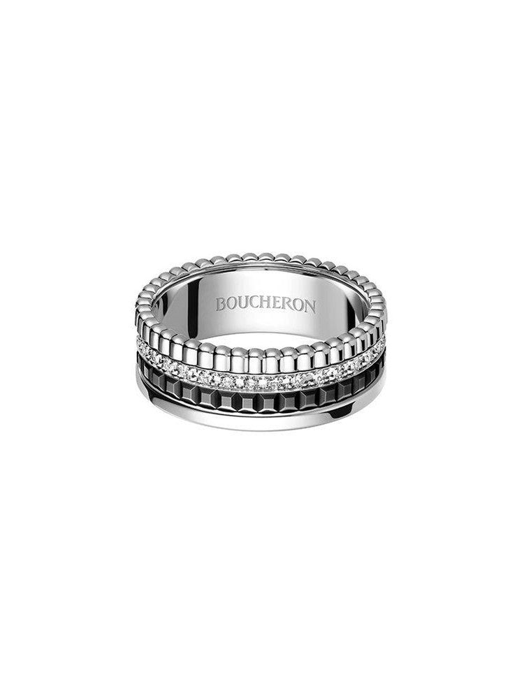 Quatre black edition small ring