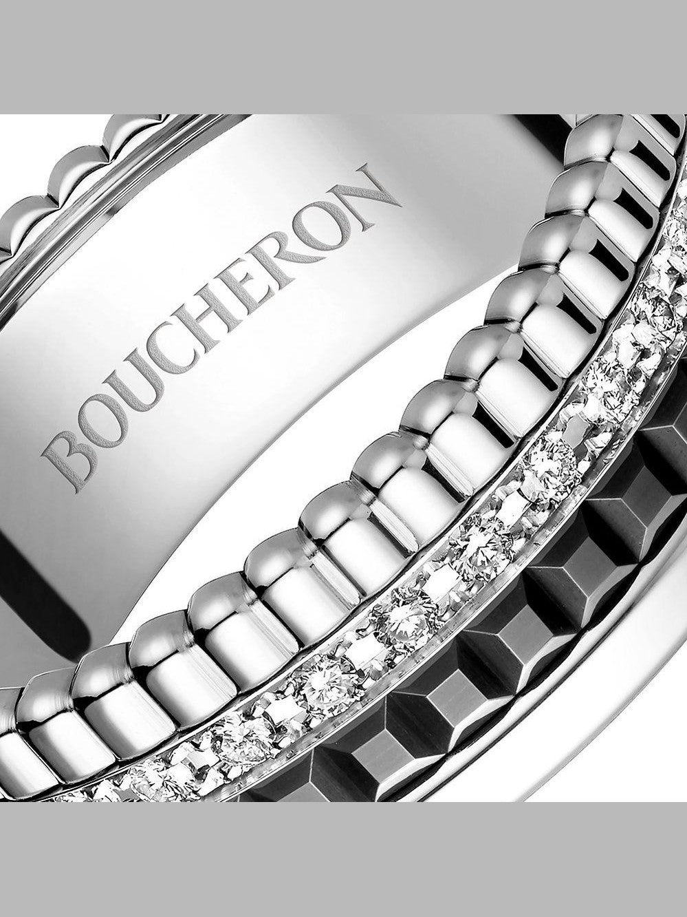 Quatre black edition small ring