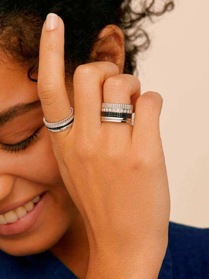 Quatre black edition small ring
