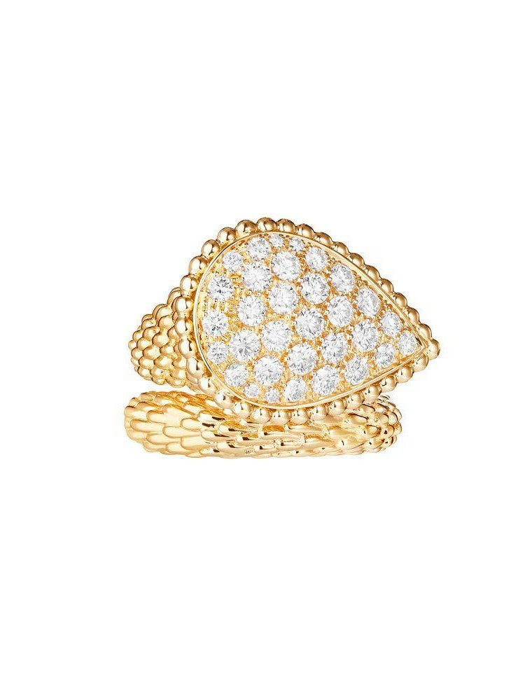 Serpent bohème ring l motif